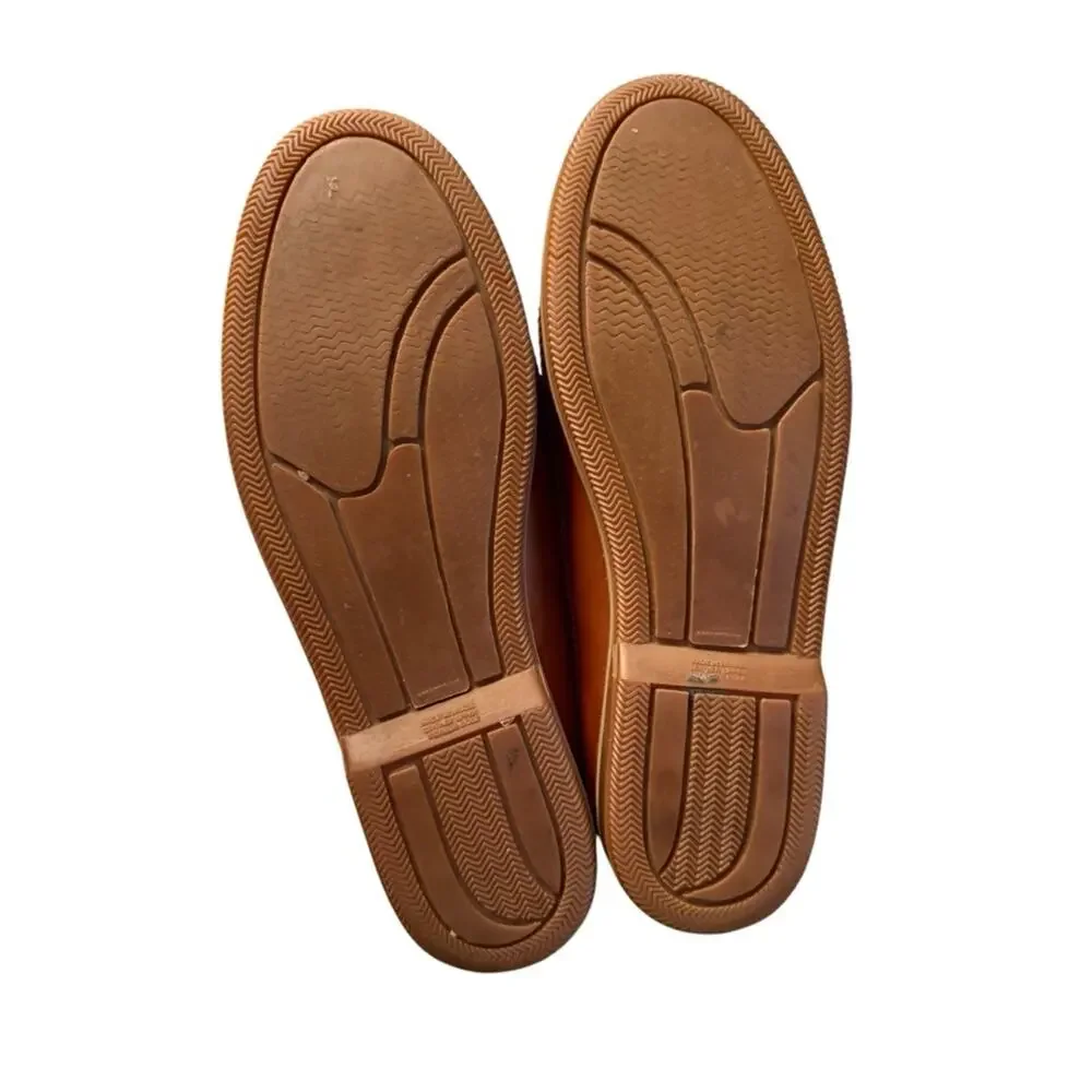 West Marine Men's 9D Brown Leather Boat Shoes